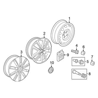 Volkswagen OE - Wheels & Trim (18"), (Sedan)