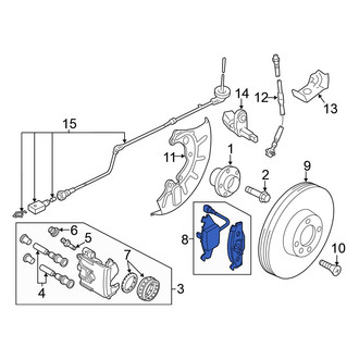 Volkswagen OE - Front Disc Brake Pad Set