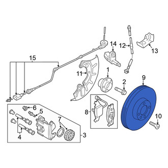 Volkswagen OE - Front Disc Brake Rotor