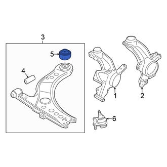 Volkswagen OE - Front Rearward Suspension Control Arm Bushing