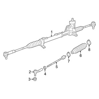 Volkswagen OE - Steering Gear & Linkage (W/O Variable Assist), (Sedan)