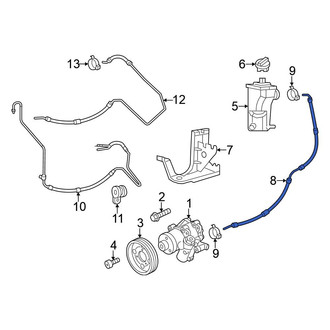 Volkswagen OE - Power Steering Reservoir Hose