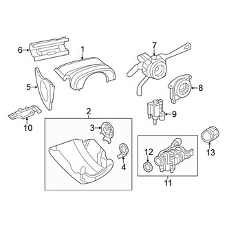 Volkswagen OE - Steering Column - Shroud, Switches & Levers (Sedan)