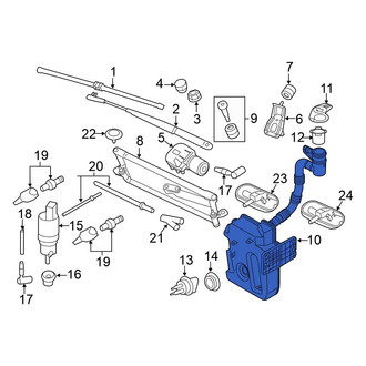 Volkswagen OE - Washer Fluid Reservoir