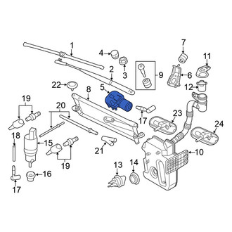 Volkswagen OE - Front Wiper Motor