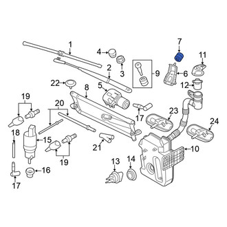 Volkswagen OE - Wiper Motor Hardware Kit