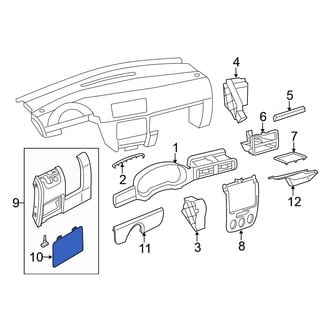 Volkswagen OE - Inner Instrument Panel Cover