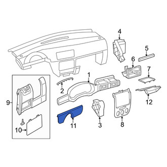 Volkswagen OE - Inner Instrument Panel Cover