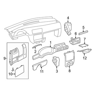 Volkswagen OE - Instrument Panel Components (Sedan)