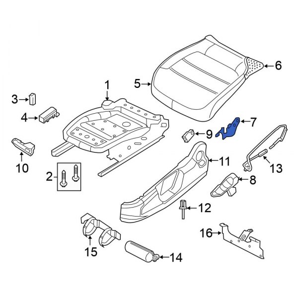 Seat Track Adjust Handle