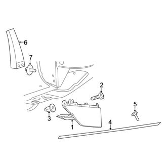 Volkswagen OE - Pillars, Rocker & Floor - Exterior Trim (Sedan)