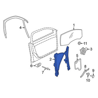 Volkswagen OE - Front Left Window Regulator