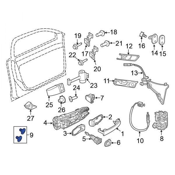 Door Latch Screw