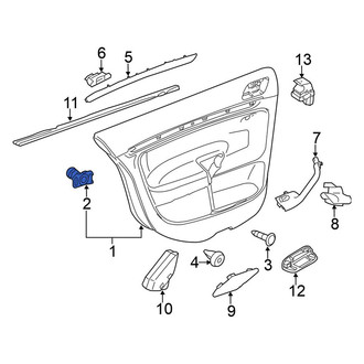 Volkswagen OE - Door Interior Trim Panel Retainer