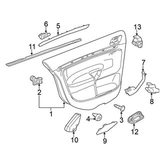 Volkswagen OE - Rear Door - Interior Trim (Sedan)