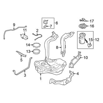 Volkswagen OE - Fuel System Components (Hybrid SEL Premium)