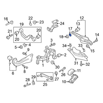 Volkswagen OE - Rear Alignment Camber Adjusting Eccentric