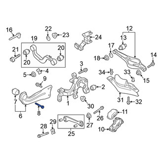 Volkswagen OE - Suspension Trailing Arm Bolt