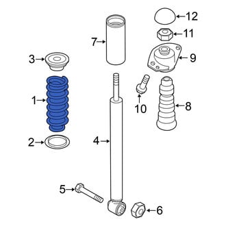 Volkswagen OE - Rear Coil Spring