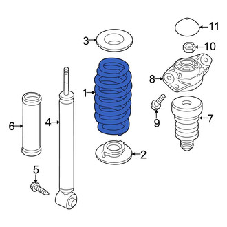 Volkswagen OE - Rear Coil Spring