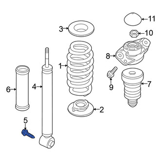 Volkswagen OE - Suspension Shock Absorber Bolt