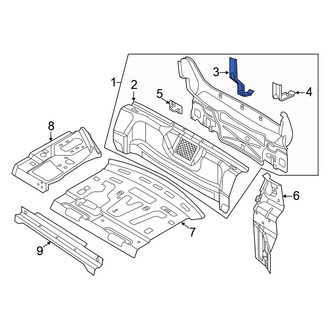Volkswagen OE - Outer Rear Body Panel Bracket