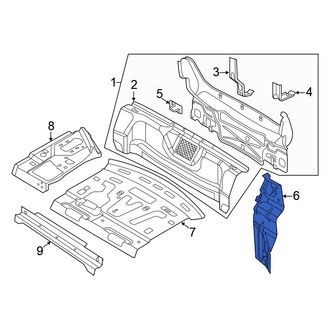Volkswagen OE - Rear Left Tail Light Pocket