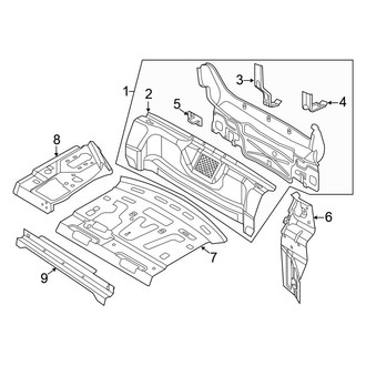 Volkswagen OE - Rear Body & Floor - Rear Body (Sedan)