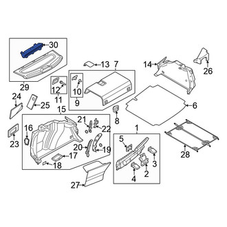 Volkswagen OE - Rear Center High Mount Stop Light