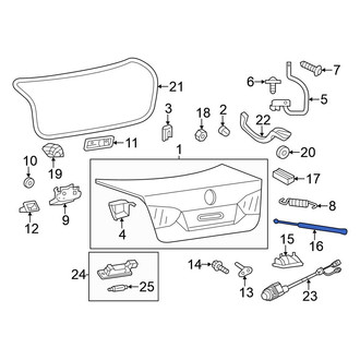 Volkswagen OE - Trunk Lid Lift Support