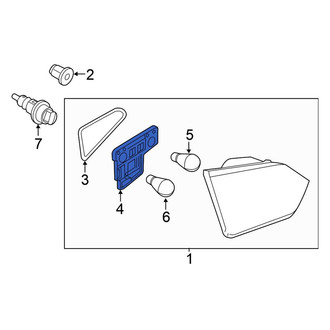 Volkswagen OE - Right Tail Light Socket