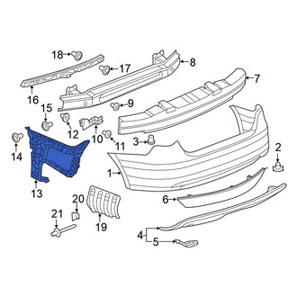 Volkswagen OE - Rear Right Bumper Guide