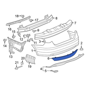 Volkswagen OE - Rear Right Reflector Panel