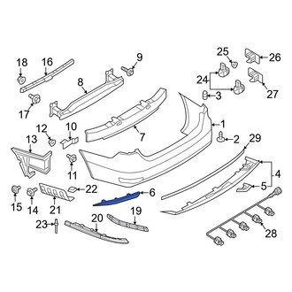 Volkswagen OE - Rear Right Reflector Panel
