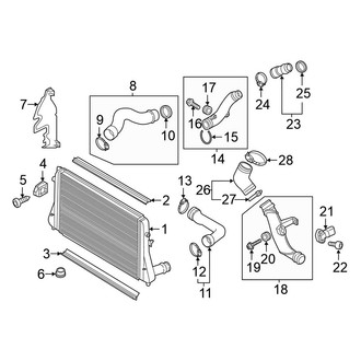 Volkswagen OE - Cooling - Intercooler