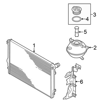 Volkswagen OE - Cooling - Radiator & Components (Main)