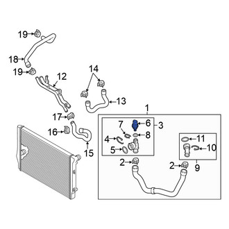 Volkswagen OE - Engine Coolant Temperature Sensor
