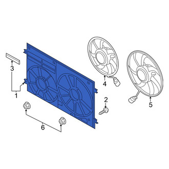 Volkswagen OE - Engine Cooling Fan Shroud