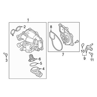 Volkswagen OE - Cooling - Water Pump (Main)