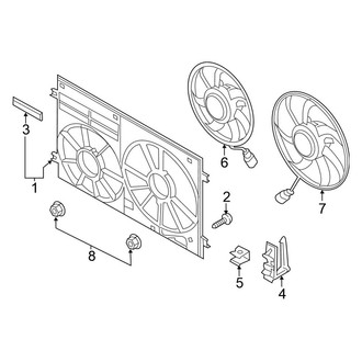 Volkswagen OE - Cooling Fan (S / SE / Wolfsburg Edition)