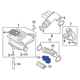 Volkswagen OE - Engine Air Intake Hose Adapter