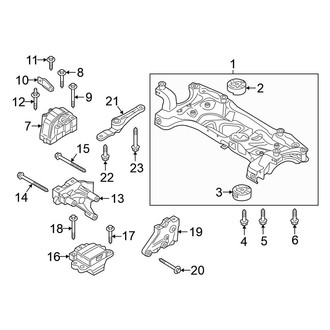 Volkswagen OE - Engine / Transaxle - Engine & Transmission Mounting (S / SE)