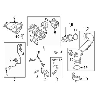 Volkswagen OE - Engine / Transaxle - Turbocharger & Components (S / SE)