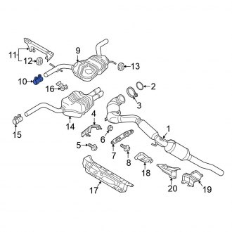 Volkswagen OEM Exhaust Parts | Systems, Tips, Pipes, Manifolds — CARiD.com