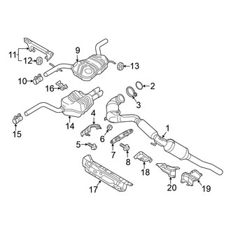 Volkswagen OE - Exhaust System - Exhaust Components (S / SE)