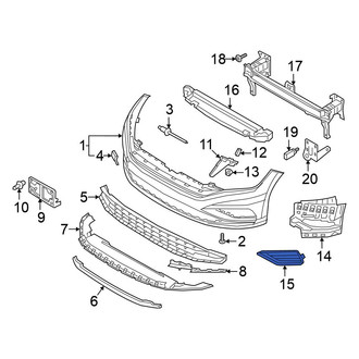 Volkswagen OE - Front Upper Grille