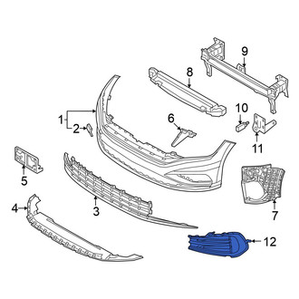 Volkswagen OE - Front Left Grille