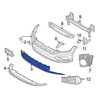 Volkswagen OE - Front Lower Grille