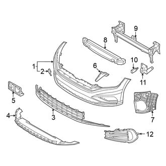 Volkswagen OE - Front Bumper & Grille - Bumper & Components