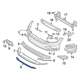 Volkswagen OE - Front Stone Deflector